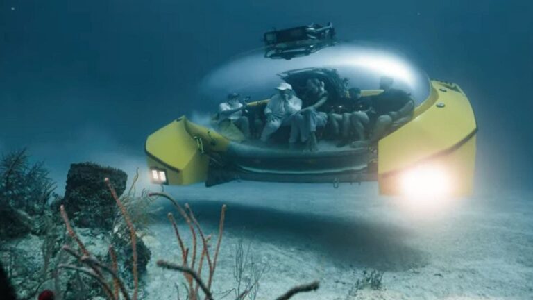 8 A luxurious bubble submarine is set to take passengers into the depths of the sea
