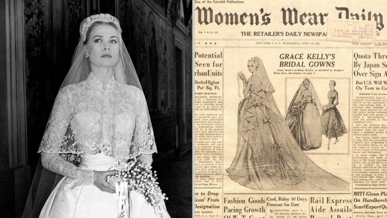 grace kelly wedding dress details wwd archives