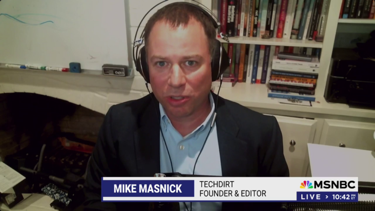 msnbc mike masnick 112724