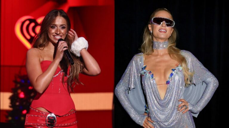 Tate McRae Paris Hilton Jingle Ball 20234