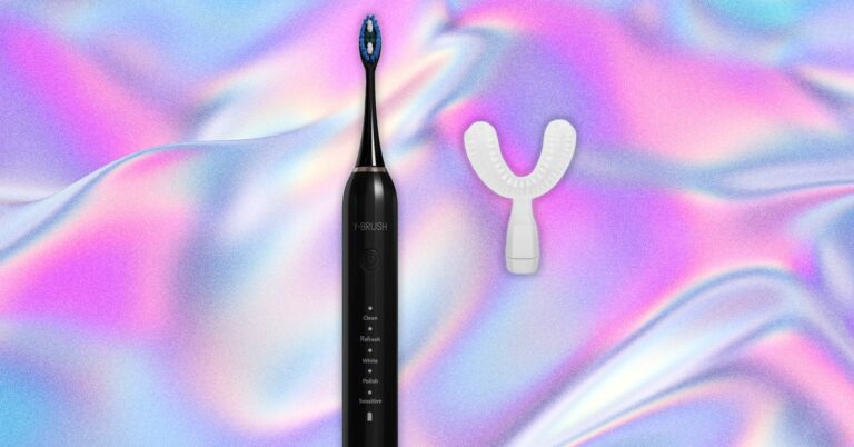 Y Brush Electric Toothbrush Abstract Background SOURCE Y Brush