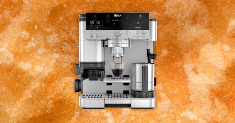 Ninja Luxe Cafe Premier Series Espresso Machine Drip Coffee Maker and Cold Brew Machine Abstract Background 012025 SOURCE Ninja